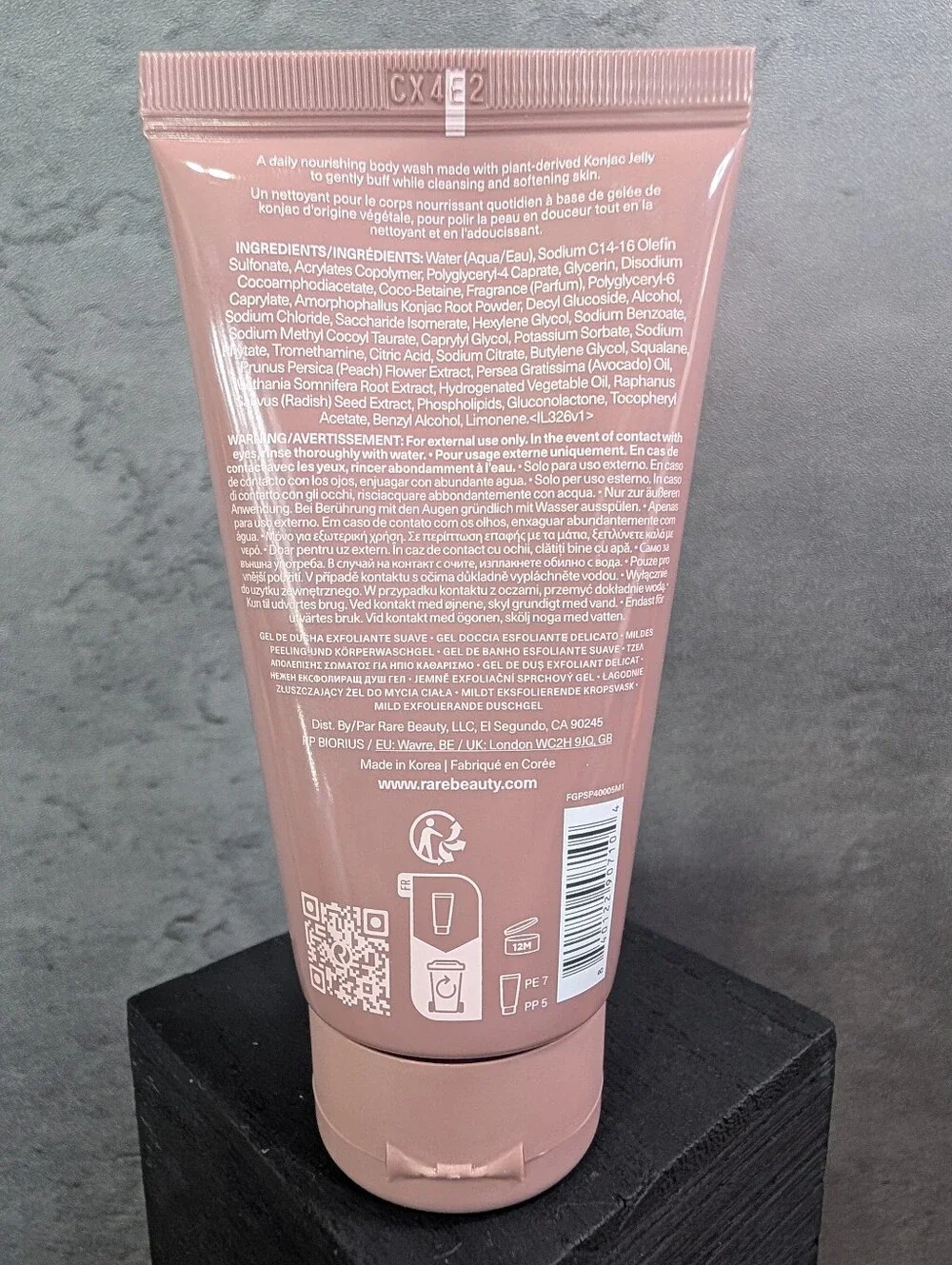 Rare Beauty Find Comfort Gentle Exfoliating Body Wash Mini 2.53 oz